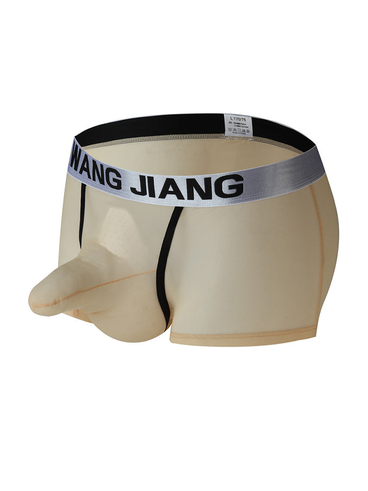 3 Pack Men's Supportive Large Pouch Ultra-Flexible Firm Support Soft-Bound Edges Trunks | dmunderwear detail image 1