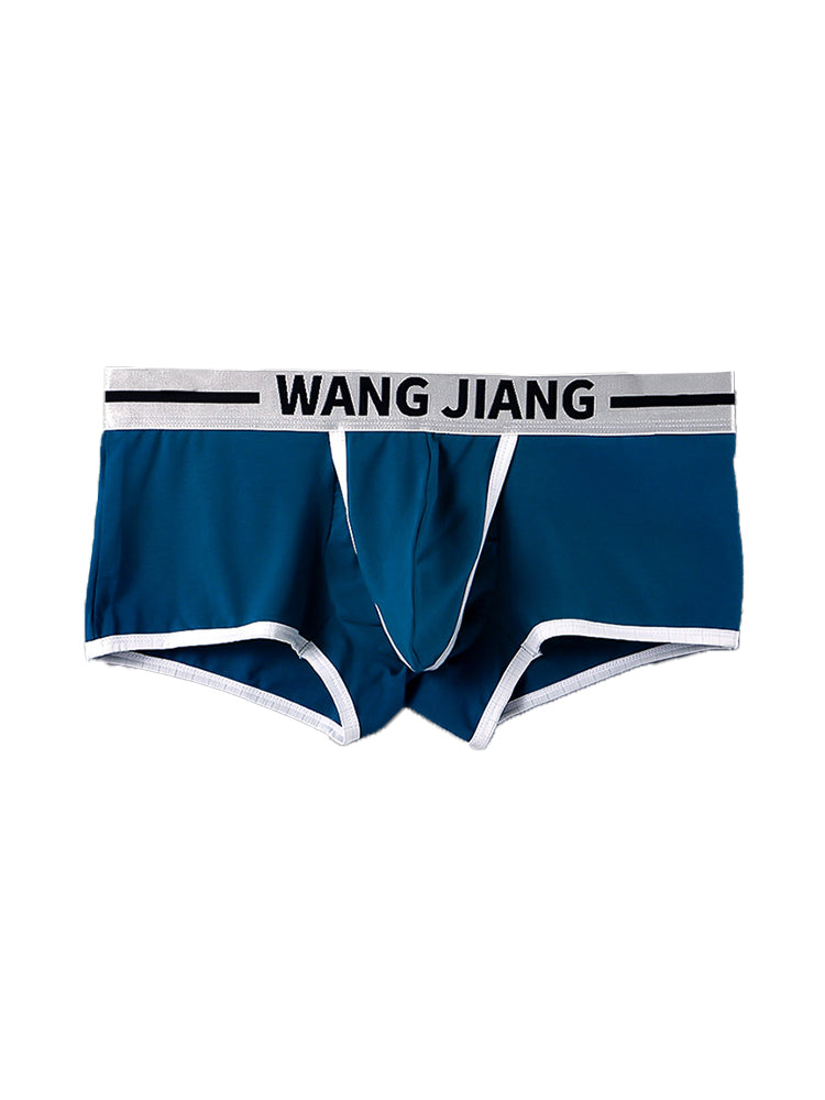 3 Pack Men's Supportive Separated Pouch Quick-Dry Stretch Fit Trunks | dmunderwear detail image 1