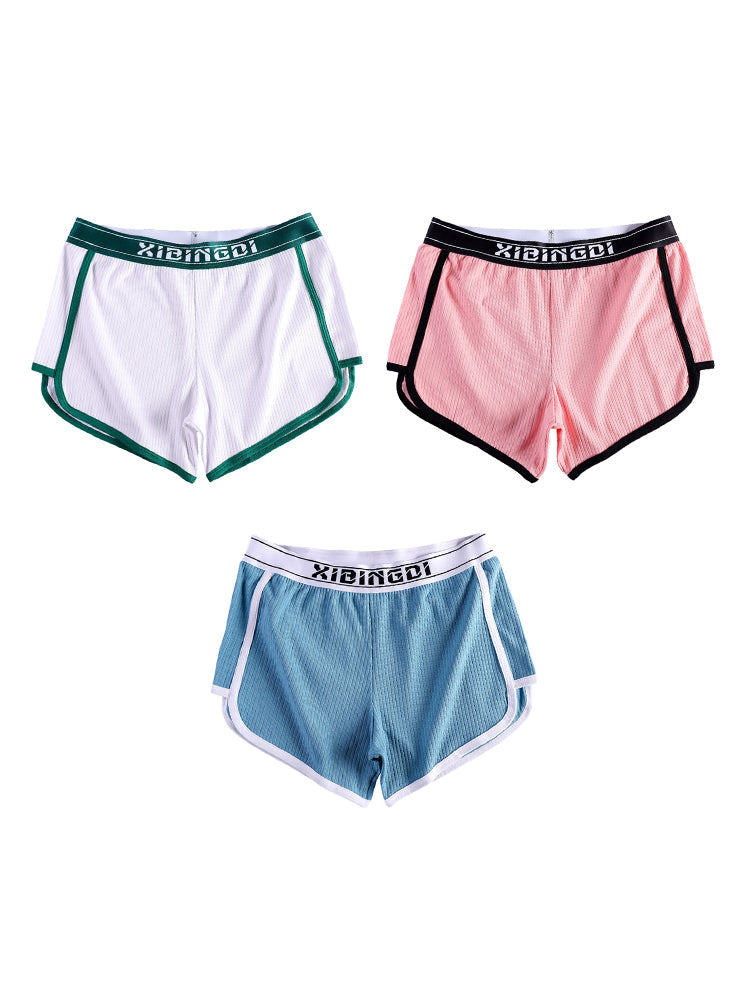 3 Pack Men's Trendy Relaxed-Fit Breathable Cotton Lounge & Casual Boxers Shorts | dmunderwear variant image