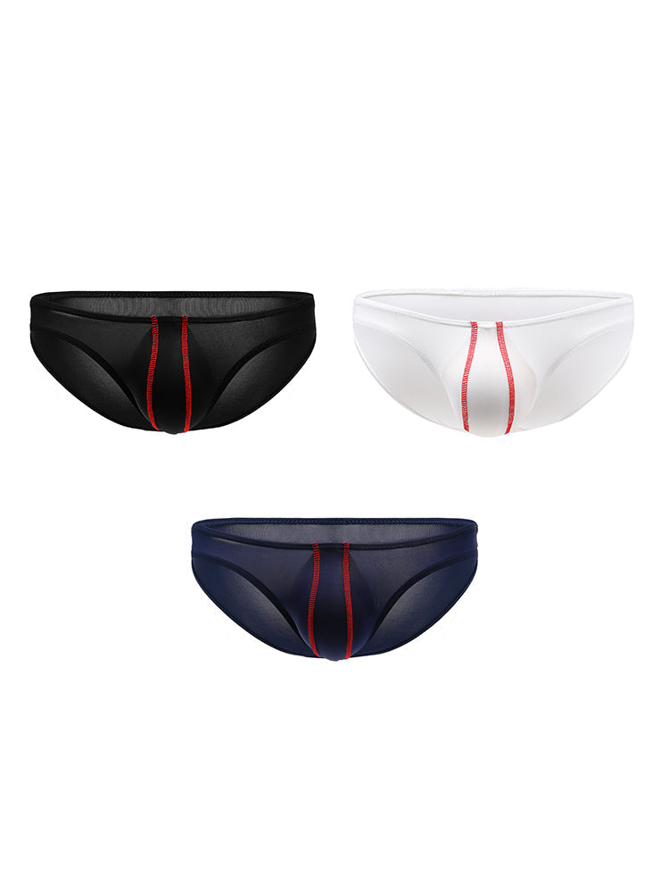 3 Pack Men's U-Pouch Low-Rise Briefs | dmunderwear variant image