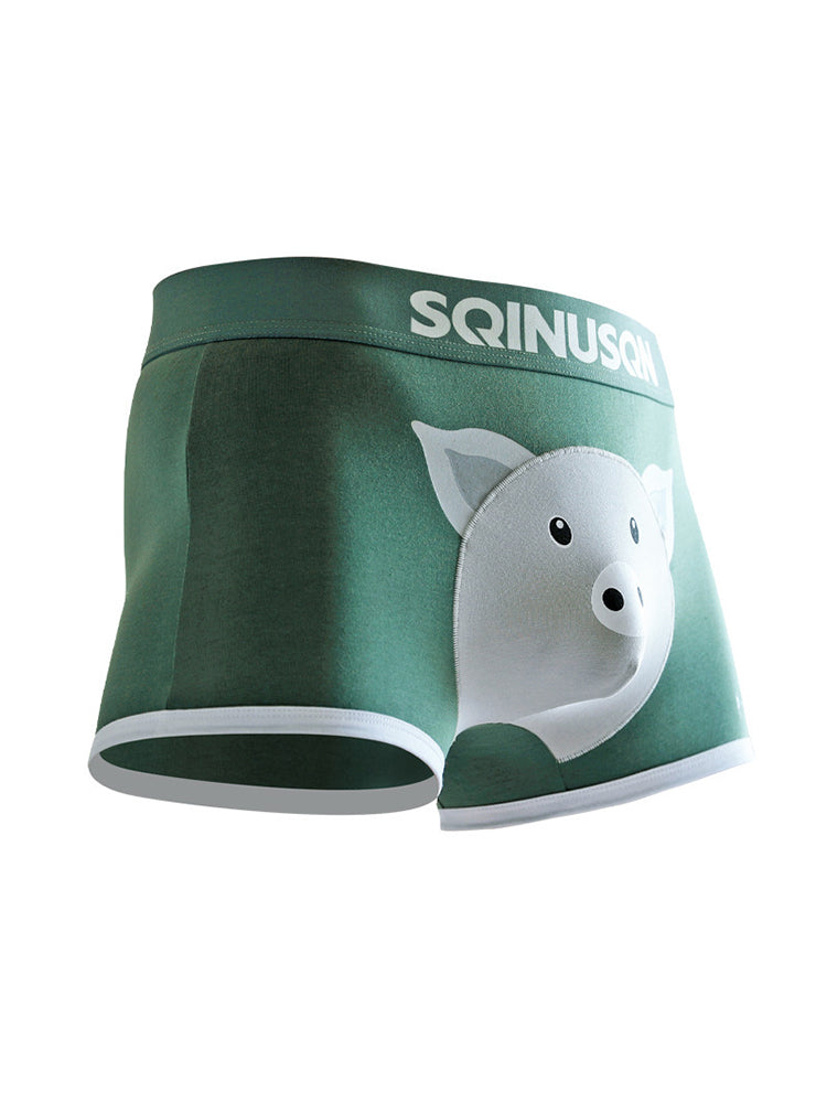 3 Pack Men's Ultra-Soft Breathable Cotton High-Stretch Trunks | dmunderwear detail image 5