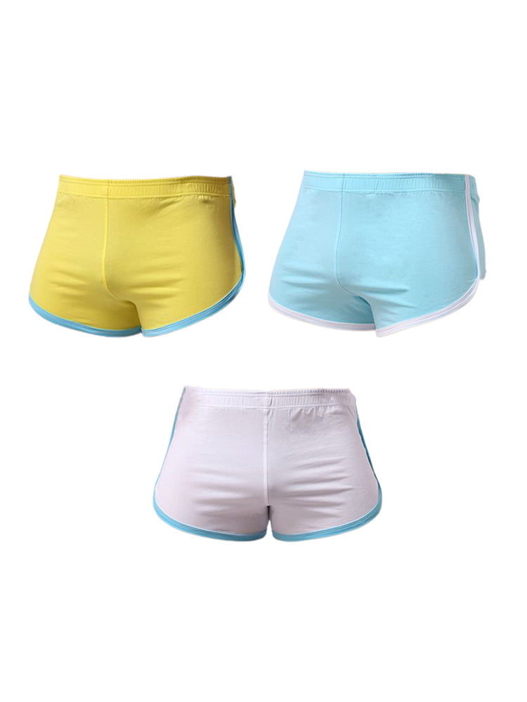 3 Pack Men's Ultra-Soft Cotton Seamless Solid Color Lightweight Trunks | dmunderwear detail image 12