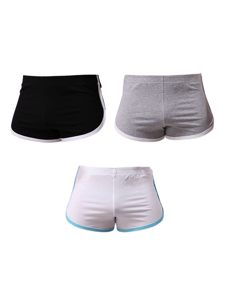 3 Pack Men's Ultra-Soft Cotton Seamless Solid Color Lightweight Trunks | dmunderwear detail image 7