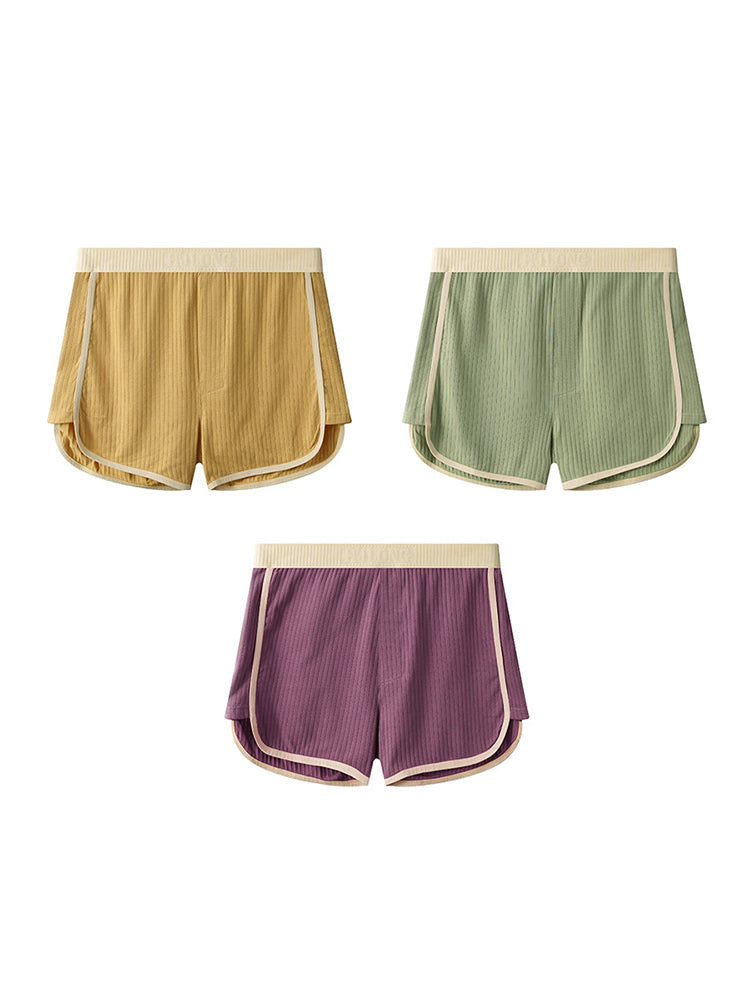 3 Pack Men's Ultra-Soft Cotton Solid Color Odor-Control Boxer Briefs | dmunderwear variant image