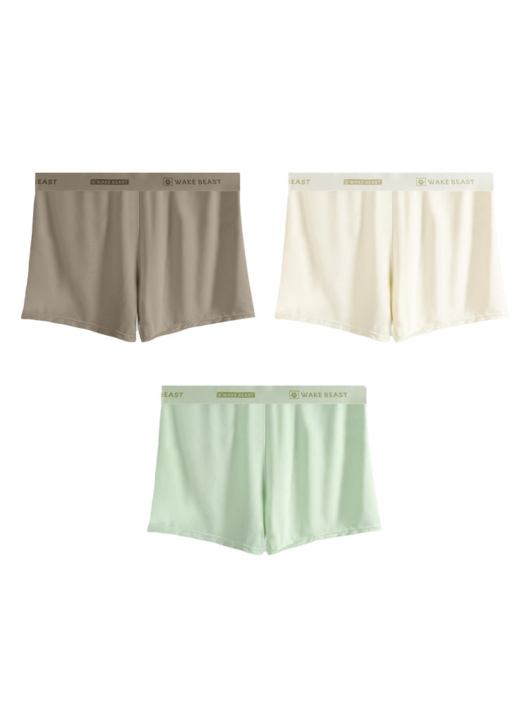 3 Pack Men's Ultra-Soft Ice Silk Seamless Comfort Stretch Boxers Briefs | dmunderwear variant image