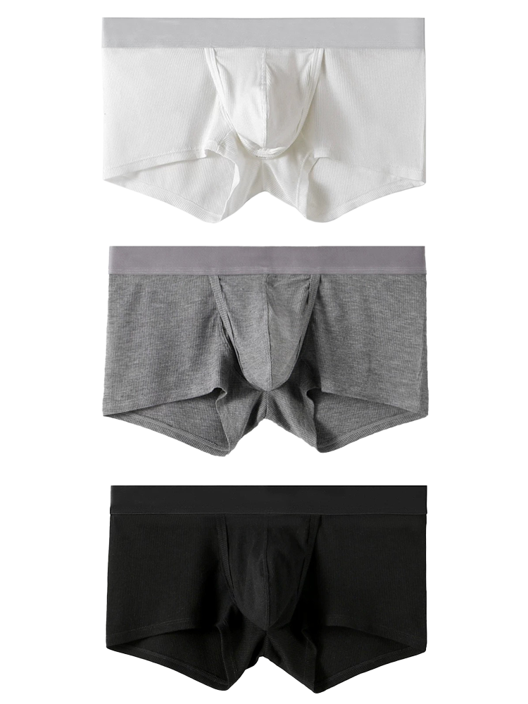 3 Pack Separate Ball Support Pouch Trunks | dmunderwear variant image