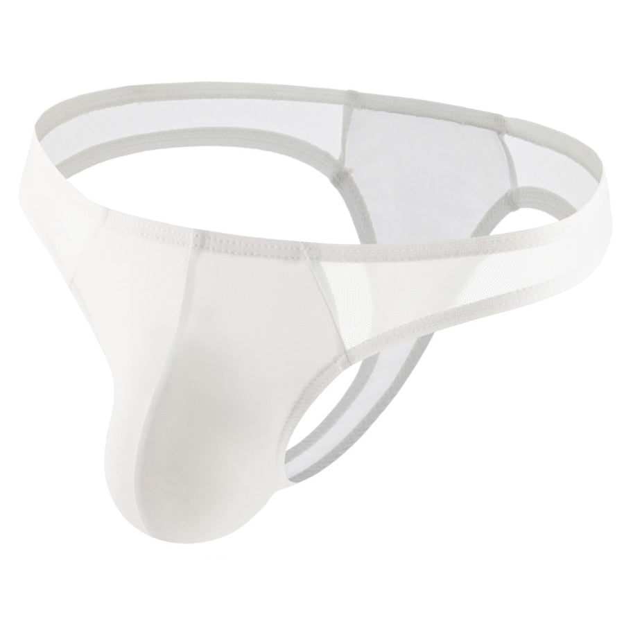 3 Pack Stretchy Half-Sheer Thong | dmunderwear detail image 11