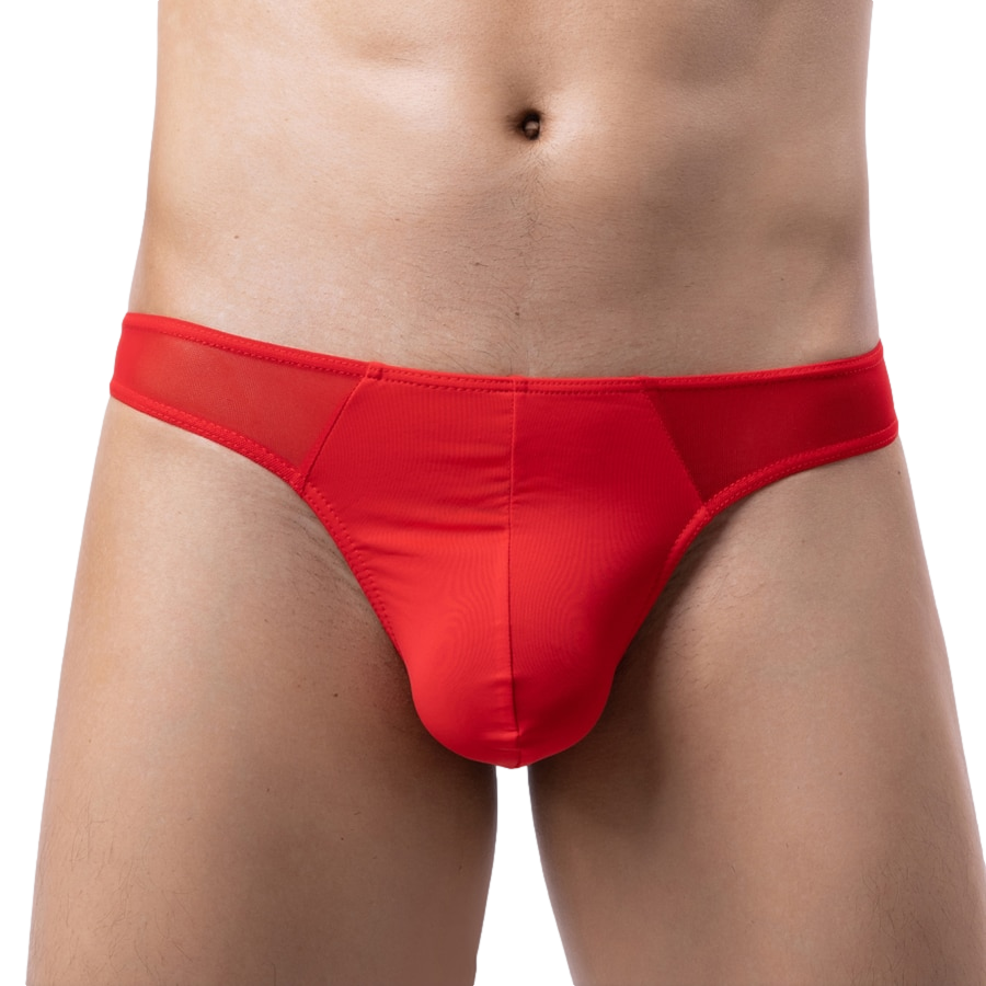 3 Pack Stretchy Half-Sheer Thong | dmunderwear detail image 7