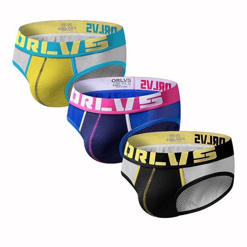 3 Pack Trendy Mesh Briefs | dmunderwear