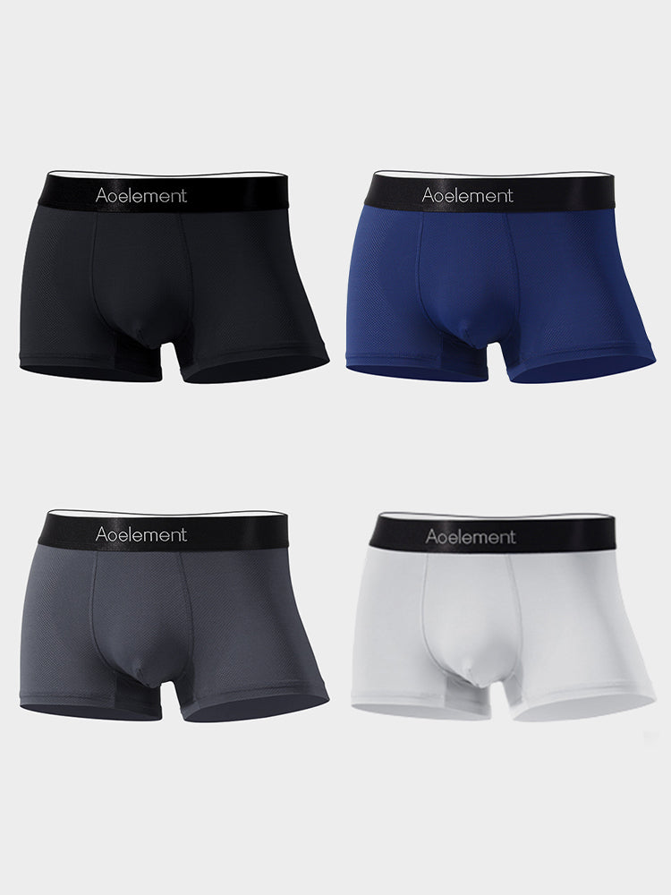 4 Pack Breathable Mesh Antibacterial Men's Underwear | dmunderwear variant image