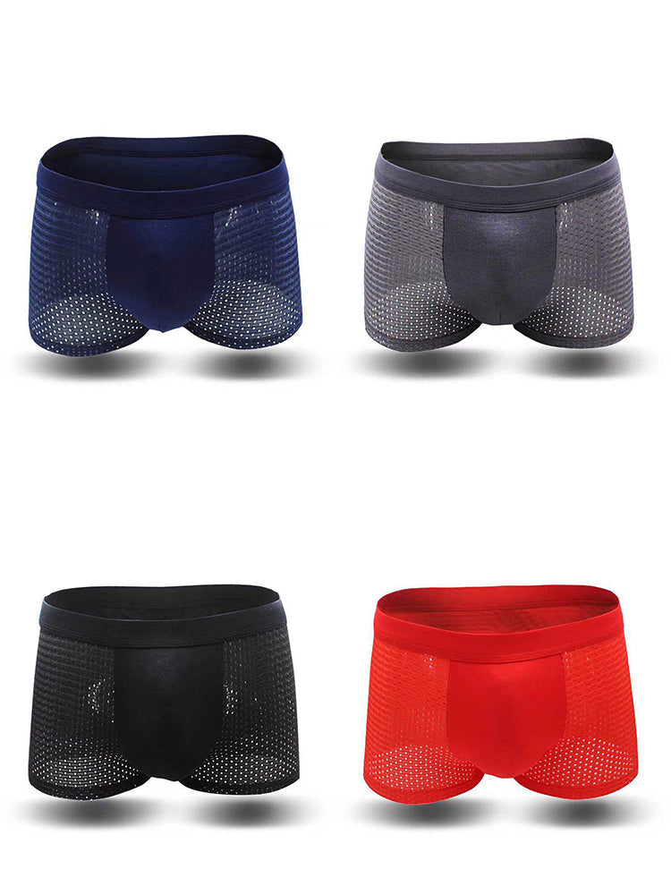 4 Pack Breathable Mesh Fabric Men's Underwear | dmunderwear variant image
