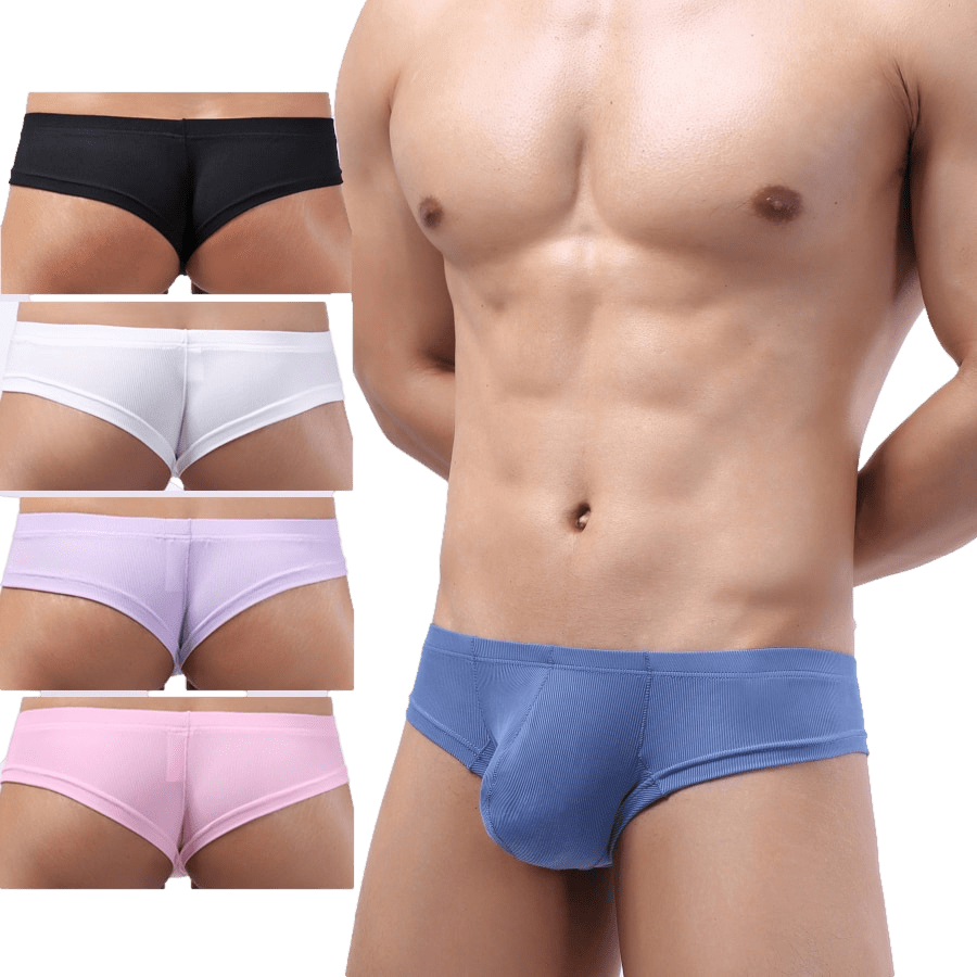 4 Pack Cheeky Leisure Briefs | dmunderwear