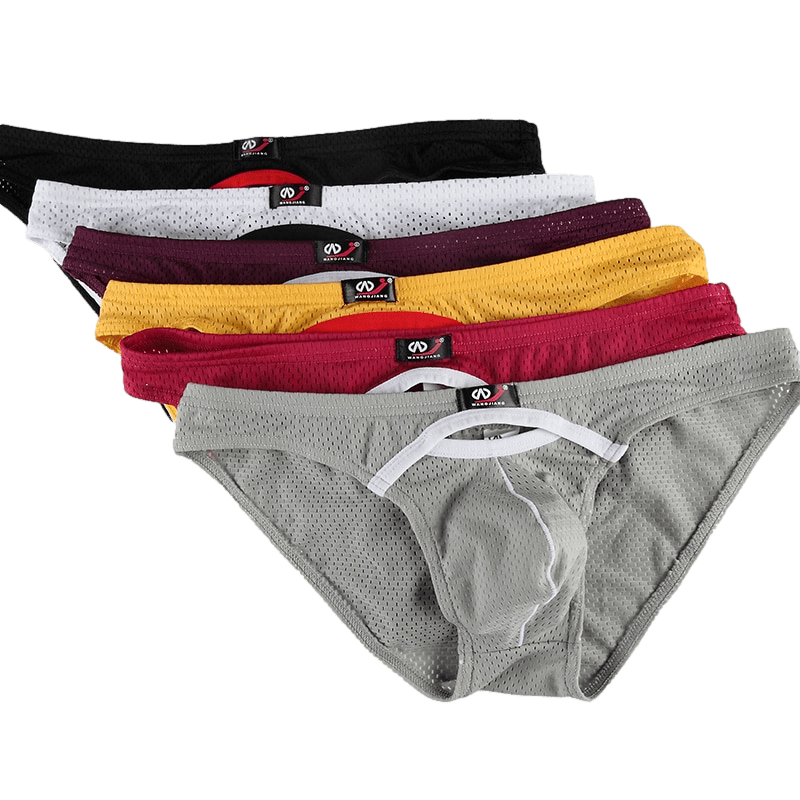 4 Pack Exposed Mesh Briefs | dmunderwear