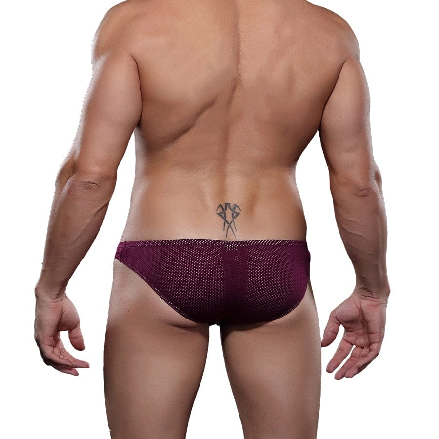 4 Pack Exposed Mesh Briefs | dmunderwear detail image 4