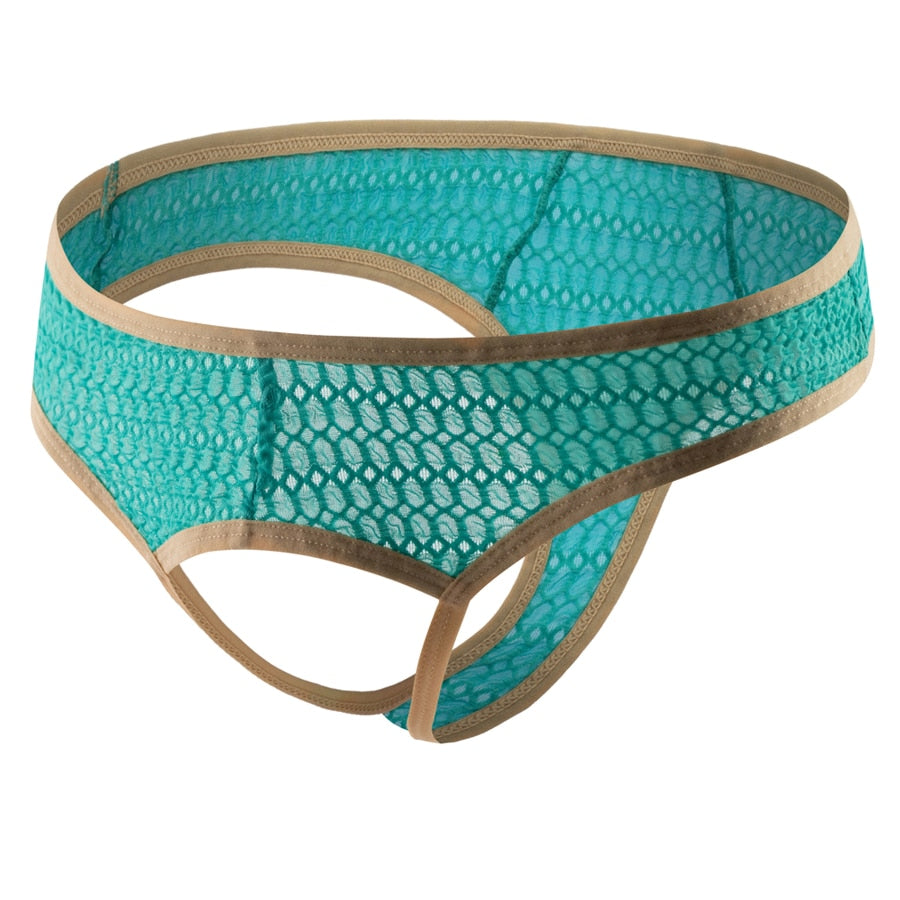 4 Pack Frontless Woven Bahama Thon | dmunderwear detail image 2