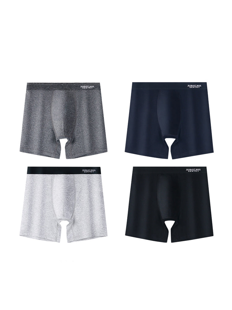 4 Pack Men's Classic Microfiber Trunks | dmunderwear variant image