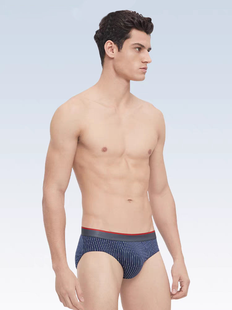 3-pack Men's Antibacterial Pure Cotton Sexy Sports Breathable Underwear | dmunderwear detail image 1