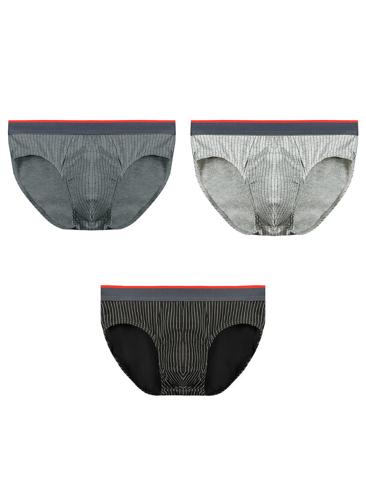 3-pack Men's Antibacterial Pure Cotton Sexy Sports Breathable Underwear | dmunderwear variant image