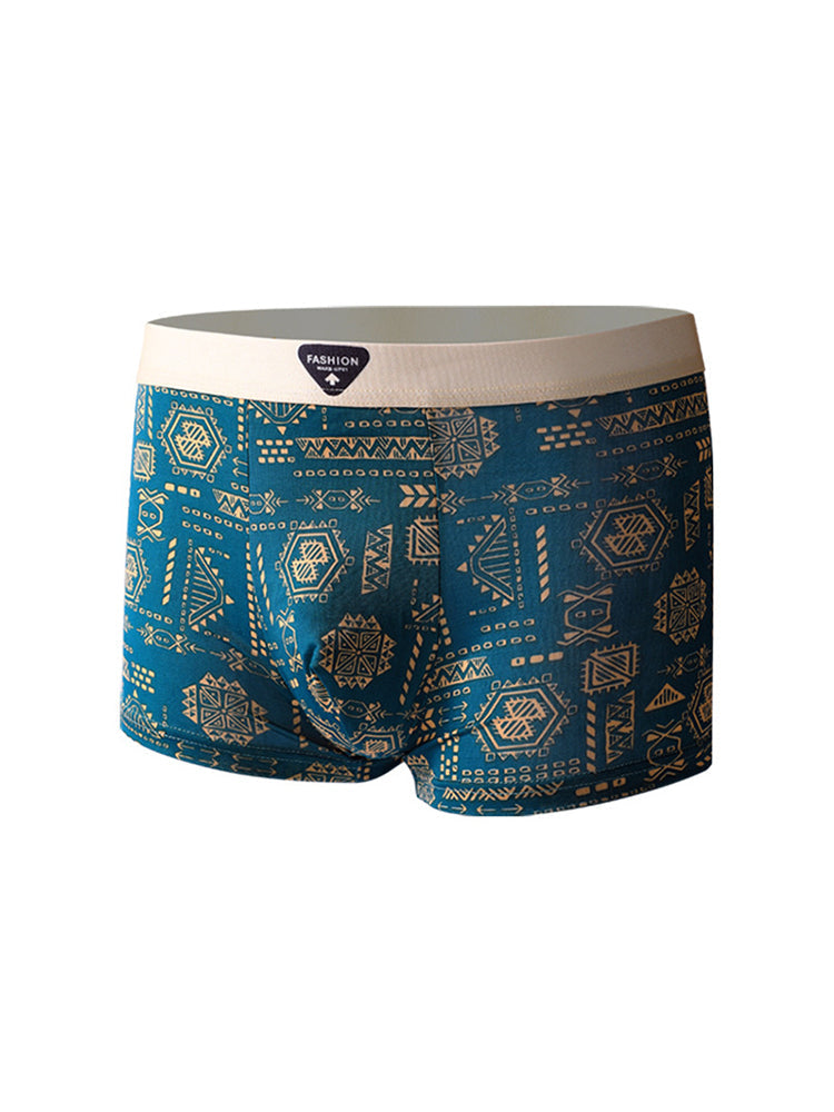 4 Pack Men's Ice Silk Antibacterial Breathable Seamless Comfort Trunks | dmunderwear detail image 17