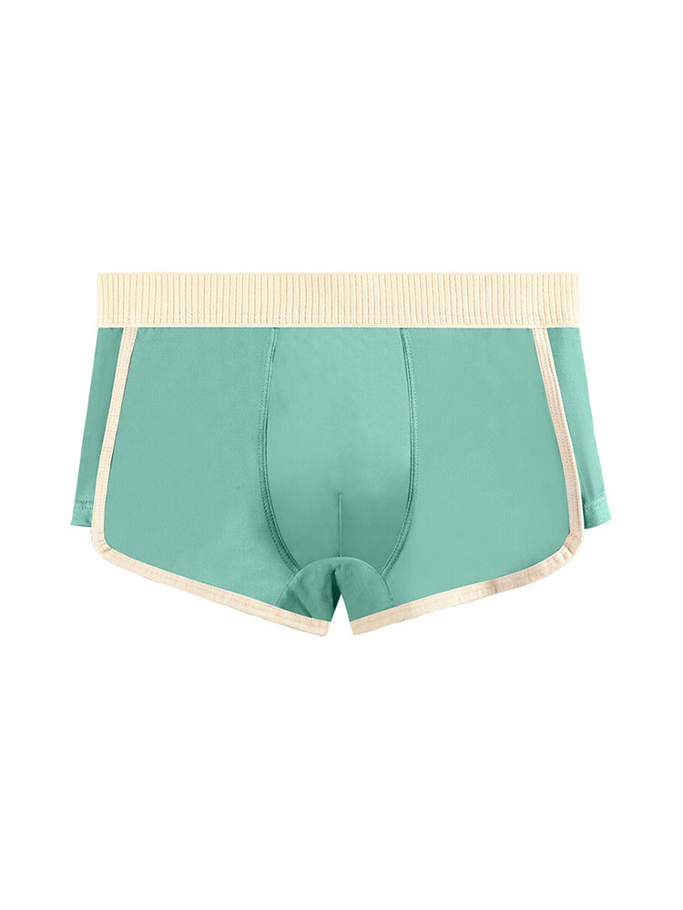 4 Pack Men's Premium Cotton Antibacterial Mid-Rise Ultra-Soft Trunks | dmunderwear detail image 15