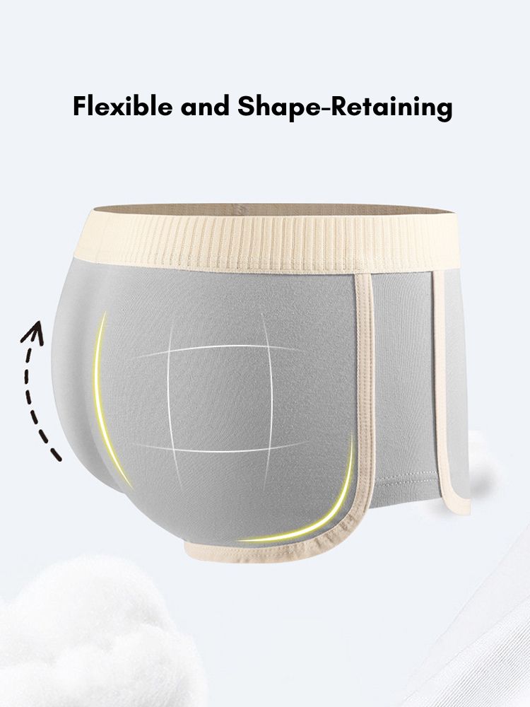4 Pack Men's Premium Cotton Antibacterial Mid-Rise Ultra-Soft Trunks | dmunderwear detail image 7