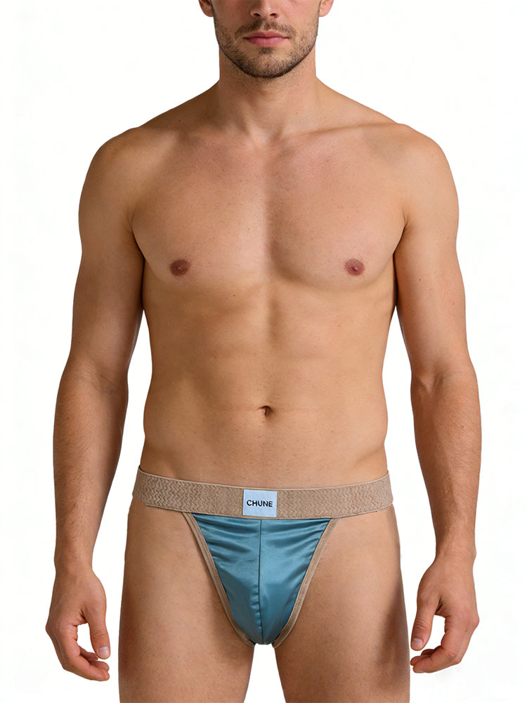 4 Pack Men's Seamless Anti-Odor Stay-Put Fit Cooling Airflow Bikinis | dmunderwear detail image 1