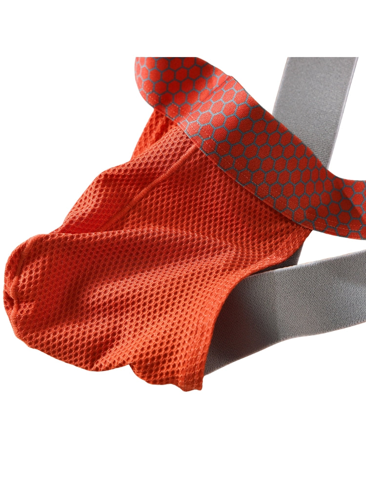 4 Pack Men's Solid Color Seamless Comfort Sporty Cut Cooling Touch Stretch Fit Jockstrap | dmunderwear detail image 5