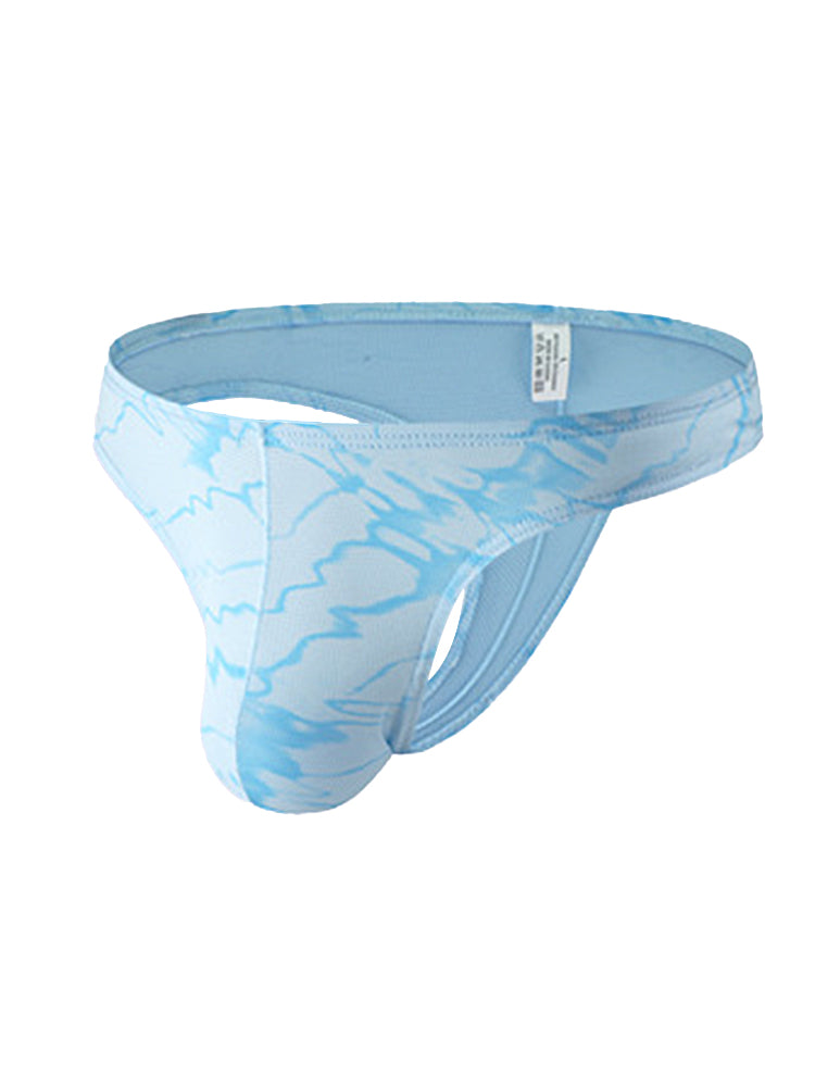 4-pack Men's Supportive Fit Lightweight & Airy Breathable Thong & Strings | dmunderwear detail image 1