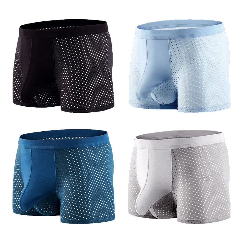 4 Pack Breathable Mesh Ball Pouch Underwear | dmunderwear variant image