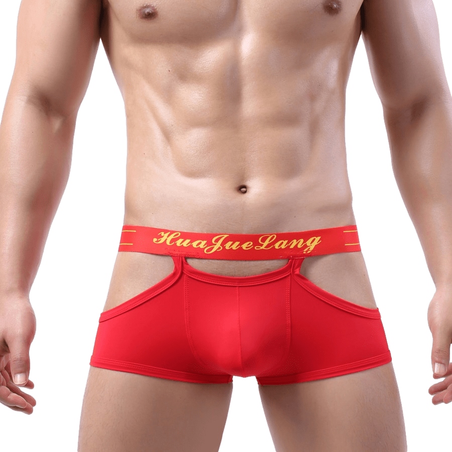 4 Pack Open Hip Trunks | dmunderwear detail image 5