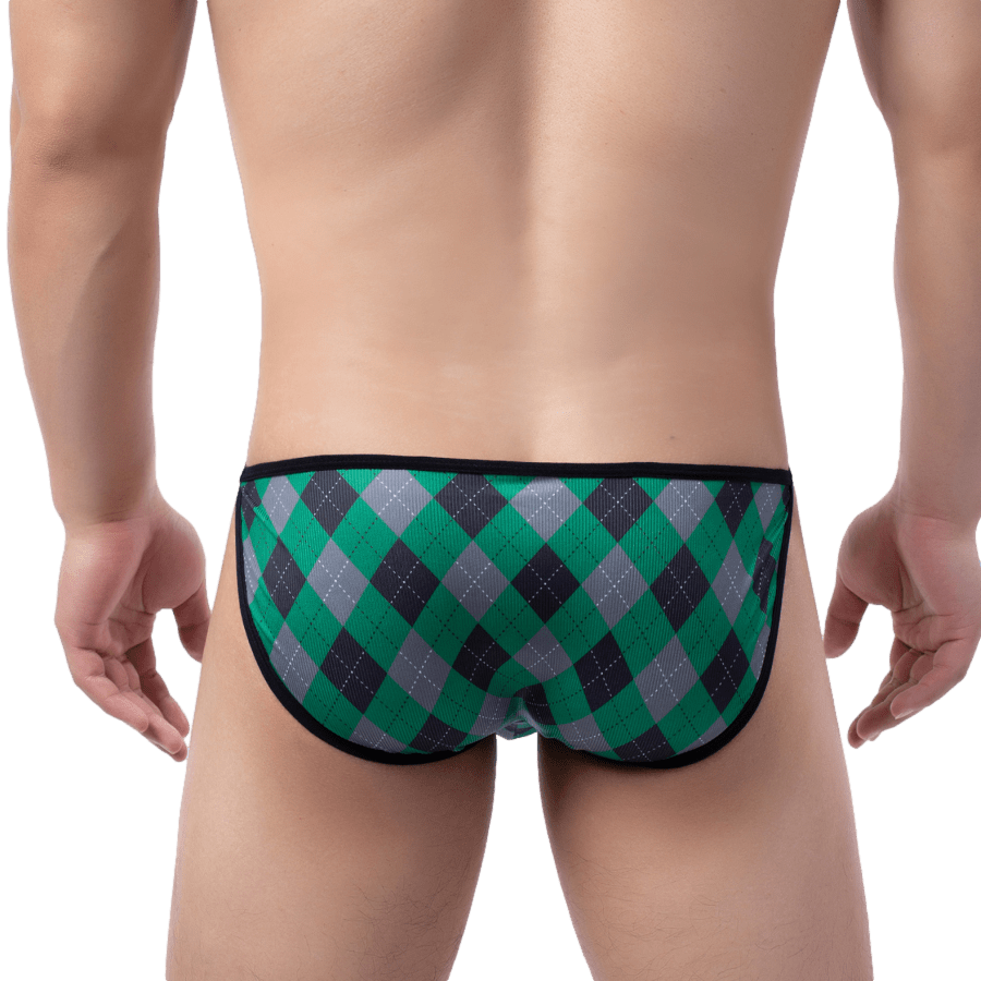 4 Pack Plaid String Bikini | dmunderwear detail image 5