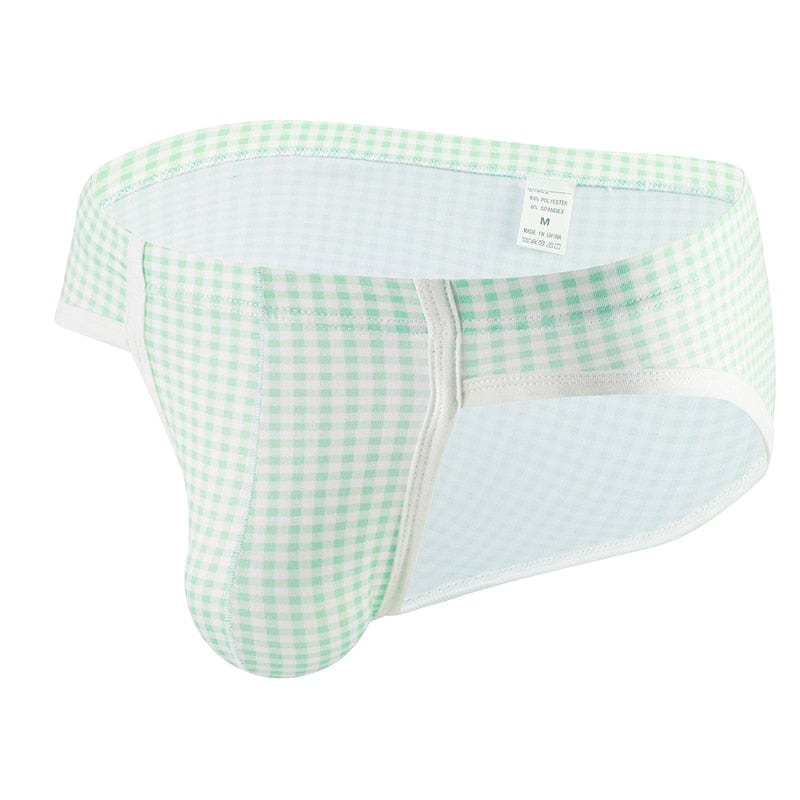 4 Pack Plaid T Briefs | dmunderwear detail image 4