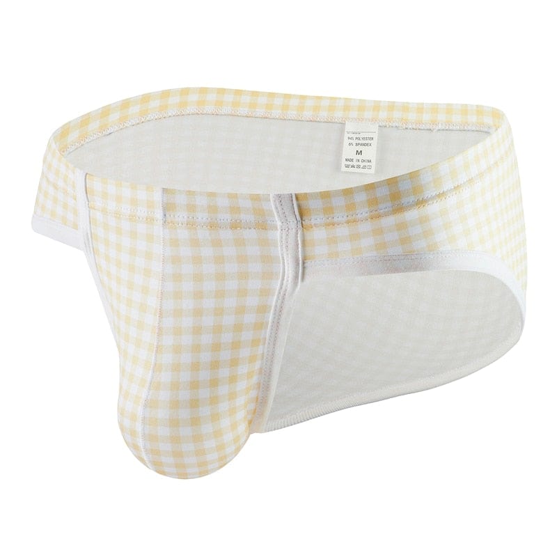 4 Pack Plaid T Briefs | dmunderwear detail image 5
