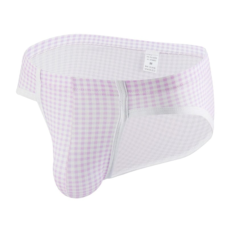 4 Pack Plaid T Briefs | dmunderwear detail image 6