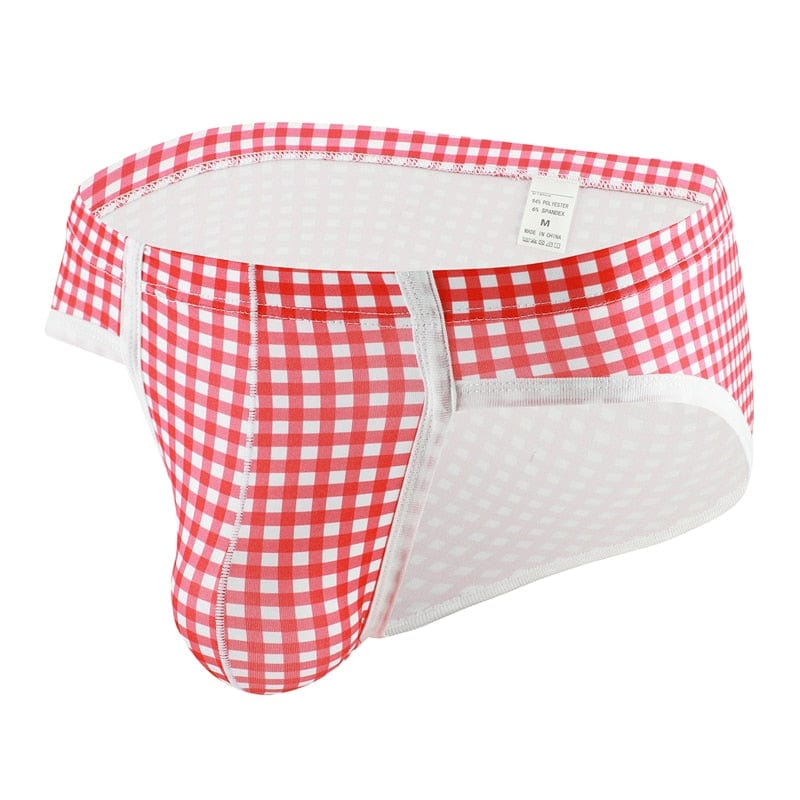 4 Pack Plaid T Briefs | dmunderwear detail image 7