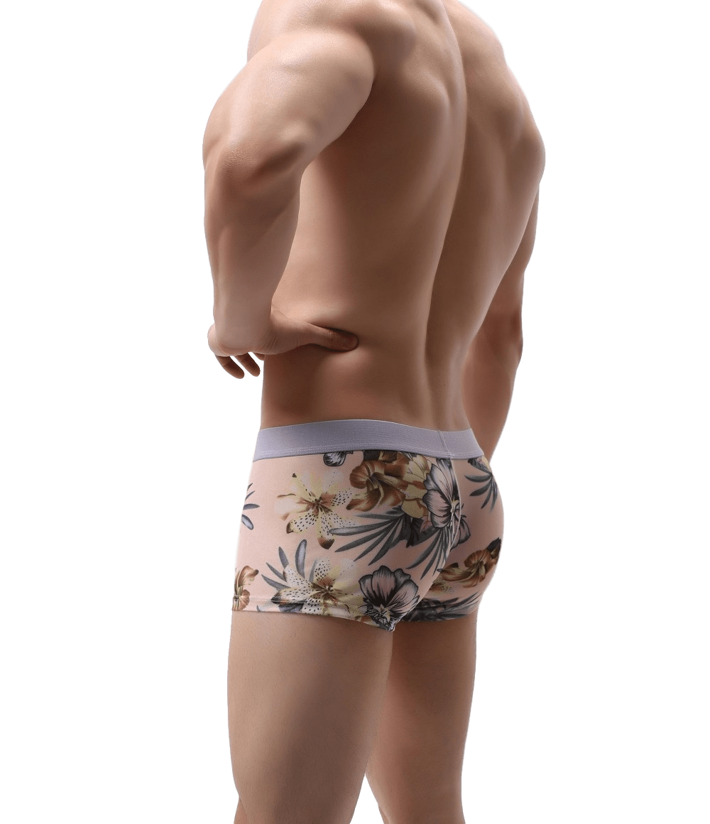 4 Pack Sheer Floral Trunks | dmunderwear detail image 6