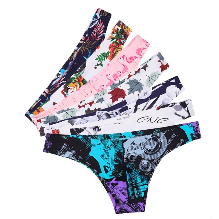 4 Pack Silky Graphic Slim Briefs | dmunderwear