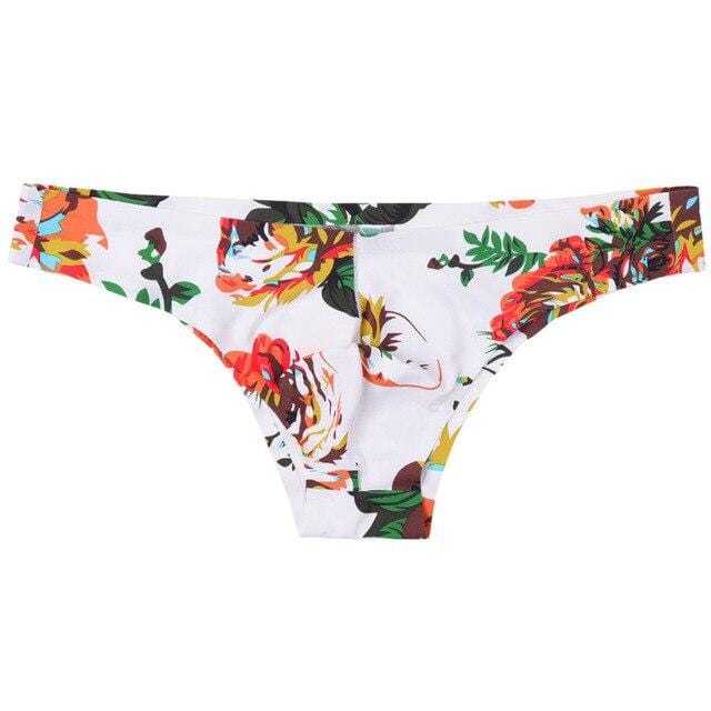 4 Pack Silky Graphic Slim Briefs | dmunderwear detail image 5