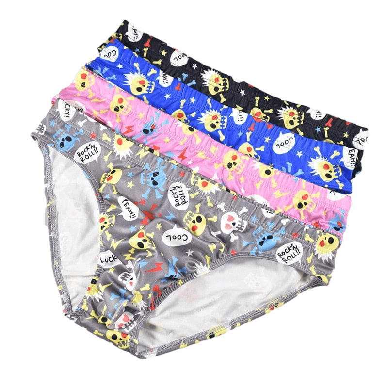 4 Pack Skull and Bones Briefs | dmunderwear