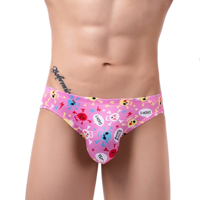 4 Pack Skull and Bones Briefs | dmunderwear detail image 2