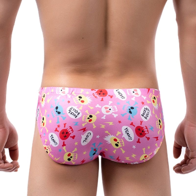 4 Pack Skull and Bones Briefs | dmunderwear detail image 3