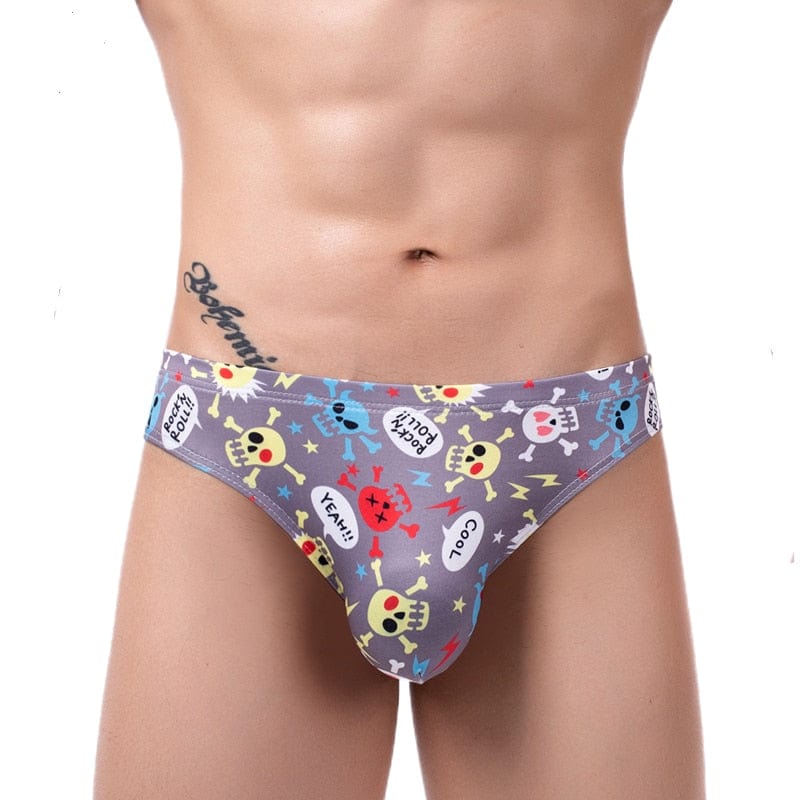 4 Pack Skull and Bones Briefs | dmunderwear detail image 4