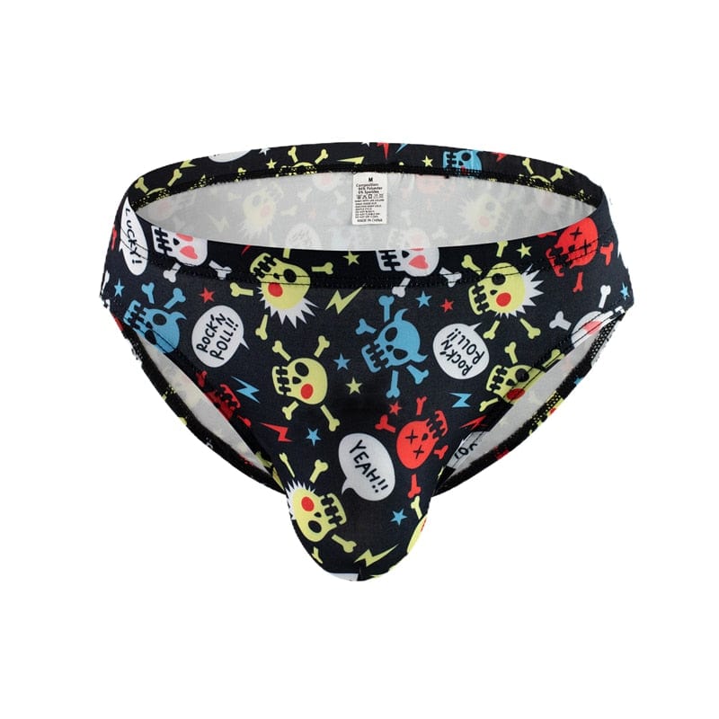 4 Pack Skull and Bones Briefs | dmunderwear detail image 6