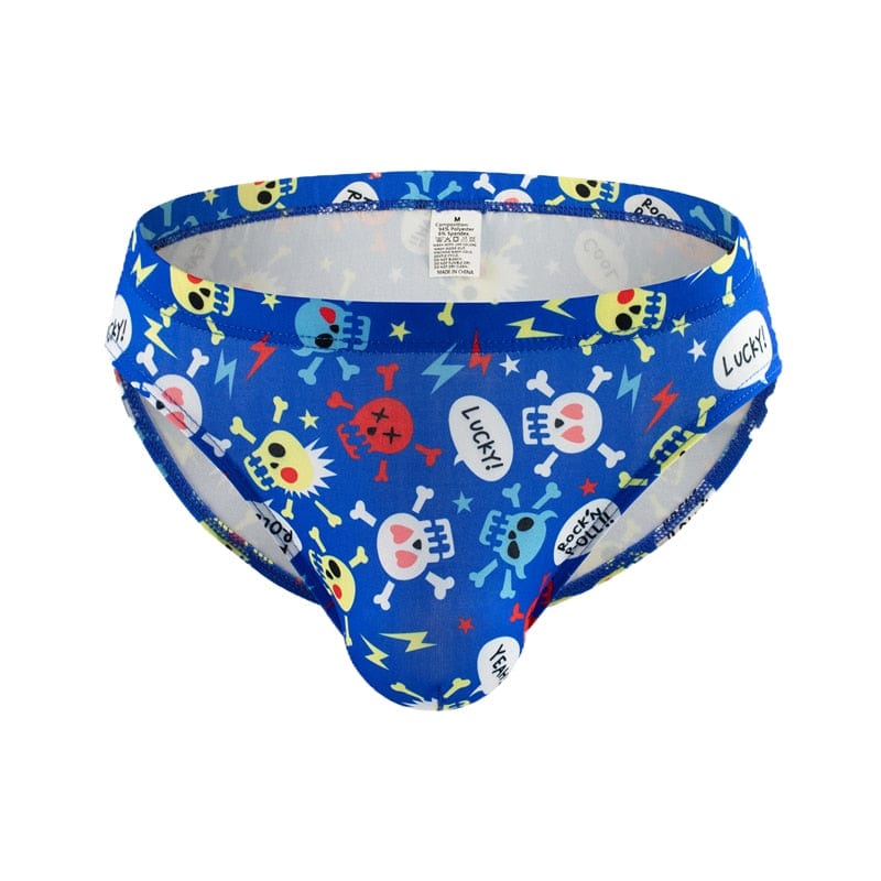 4 Pack Skull and Bones Briefs | dmunderwear detail image 7
