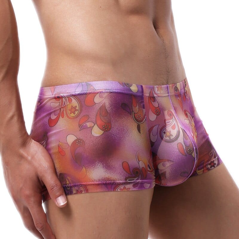 4 Pack Trippy Sheer Trunks | dmunderwear detail image 14