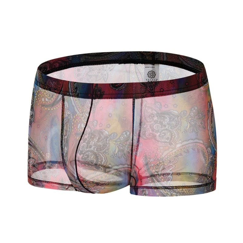 4 Pack Trippy Sheer Trunks | dmunderwear detail image 6