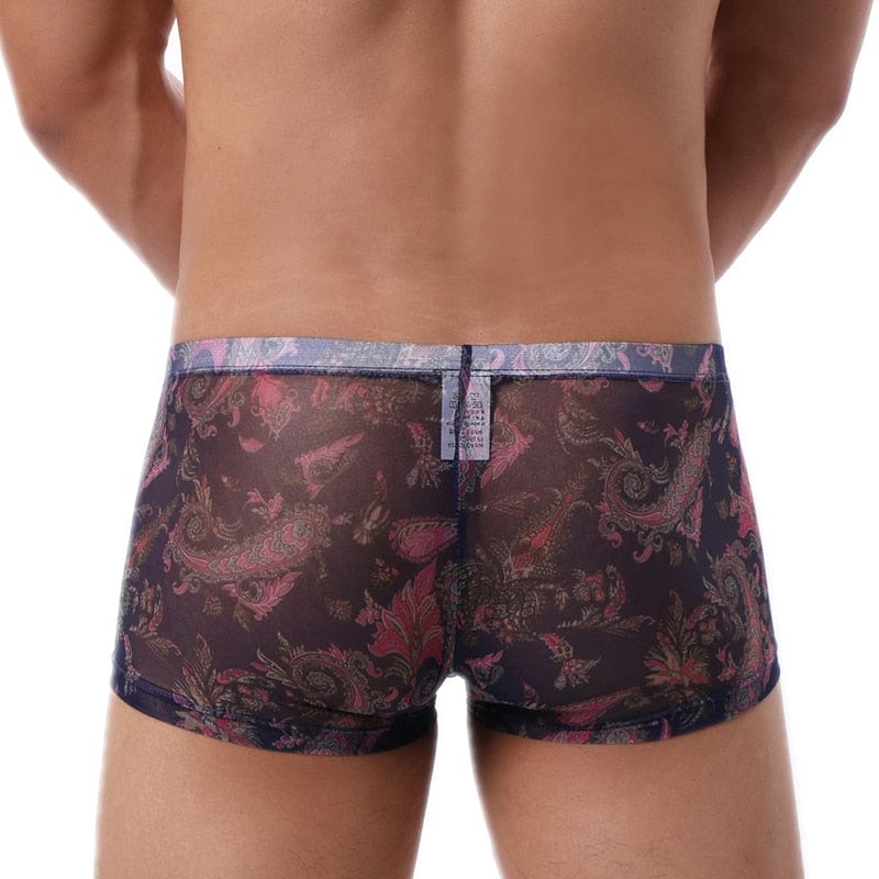 4 Pack Trippy Sheer Trunks | dmunderwear detail image 7