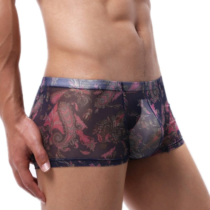 4 Pack Trippy Sheer Trunks | dmunderwear detail image 8