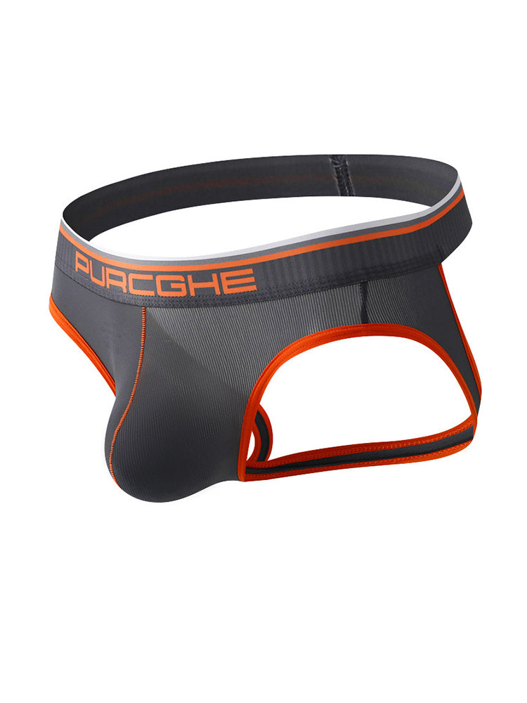 3 Pack Men's Low-Rise Sexy Ultra-Flexible Soft-Touch Firm Support Snug Fit Jockstrap | dmunderwear detail image 15