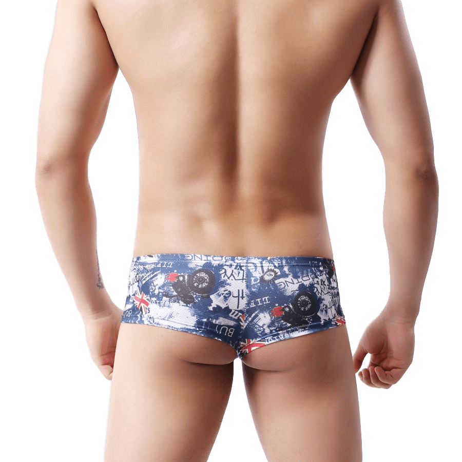 5 Pack Designer Cheeky Slip Briefs | dmunderwear detail image 7